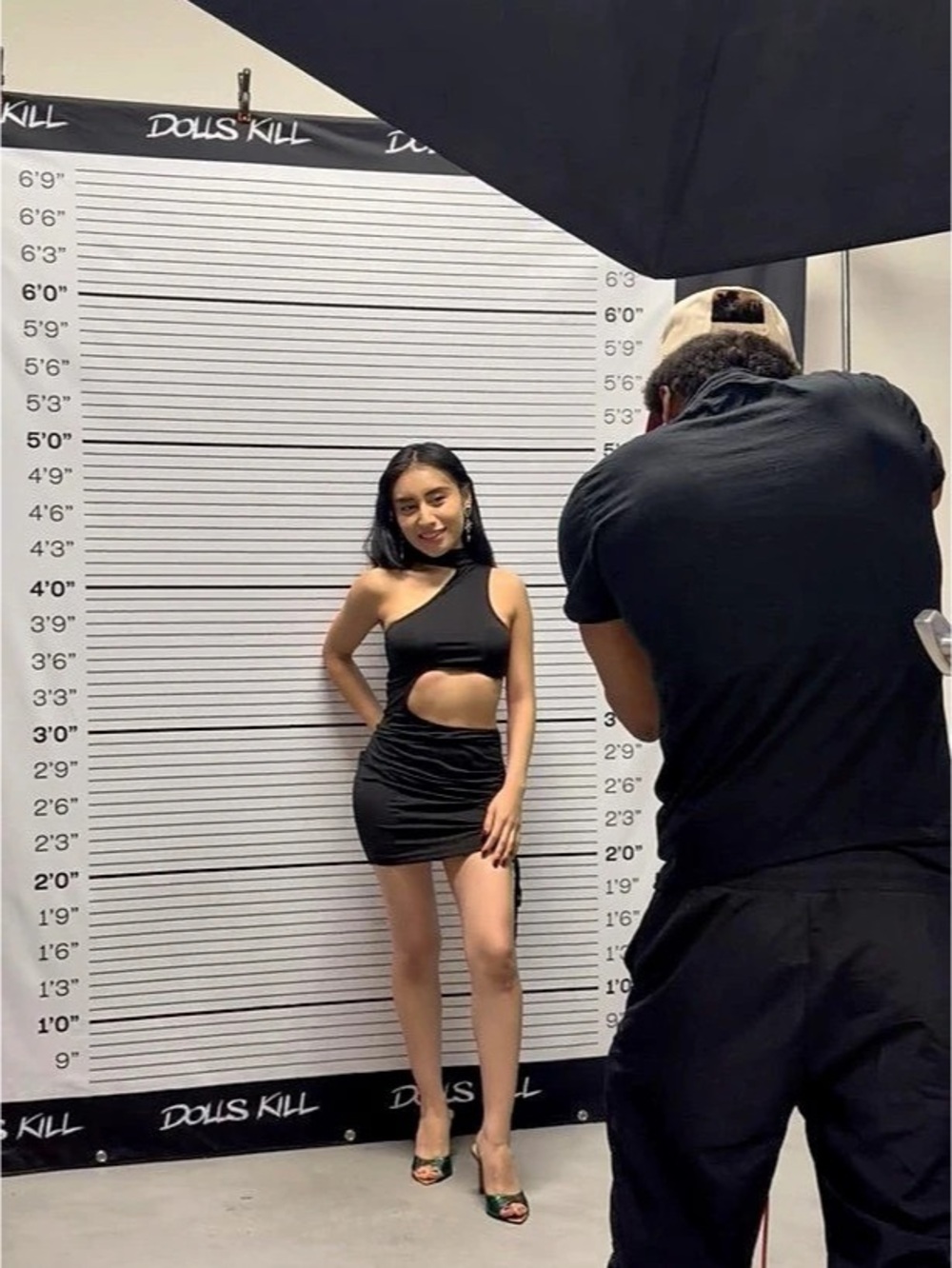 Club Exx Seductive Insanity Drapey Bodycon Mini Dress Black